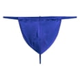 thumbnail image 2 of TANBOM Men's Nylon Thin Waistband Low Rise Thong Underwear, Blue, 1-Pack, 3XL, 2 of 6