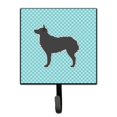 thumbnail image 1 of Croatian Sheepdog Checkerboard Blue Leash or Key Holder, 1 of 1