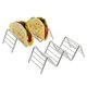 thumbnail image 2 of Ounissouiy Nuevo soporte para Taco, soporte para Taco, soporte de acero inoxidable a prueba de herrumbre, estilo de bandeja para hornear, Mostrada 2 ranuras 10.5x6.5x4.2cm, 2 of 6
