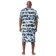 thumbnail image 3 of KingSize Men's Big & Tall Short-Sleeve Jersey Henley Nightshirt, 3 of 4