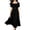 Black, variant on Women's off Shoulder Puff Sleeve Mini Dress, Front Lace Up Corset Waist Skater Dress, Solid Gothic Vintage Short Dress for Halloween Party Black-D XXL(XXL)