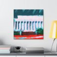 thumbnail image 3 of Lincoln Memorial Impressionist - Canvas, 3 of 10