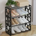 thumbnail image 7 of Yyuenw Shoe Rack, Shoe Rack Shoe Rack Storage Organizer With 4 Tiers Metal Shelves For Bedroom Closet Entry Dorm Room, 7 of 7