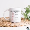 thumbnail image 1 of Tasse à Café Math All You Need Is Love, Cadeaux de Mathématiques, Tasses de Mathématiques, Professeur de Mathématiques Drôle Ou - comme sur l'Image - 15Oz, 1 of 5