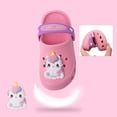 thumbnail image 3 of Genwiss Toddler Clogs Boys Girls Cartoon Unicorn Dinosaur Clog Kids Cute Garden Shoes Slides Sandals Children Beach Slipper Slip On Shoes, 3 of 9