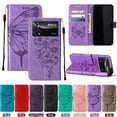 thumbnail image 1 of Funda de teléfono de mariposa en relieve para Samsung A12 M12 A42 A51 A71 A01 A11 A21S A70S, Funda de cuero con tapa, 10 Uds./lote Fivean unisex, 1 of 2