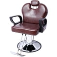 thumbnail image 6 of Olurrisa Salon Hydraulic Chair - Heavy Duty 360° Swivel Barber Chair w/ Adjustable Height, 135° Reclining Backrest & Hairdresser Cape, Commercial Grade PU Leather for Spa/Salon, 6 of 9