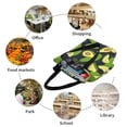 thumbnail image 7 of Kdxio Fresh Avocado Women Reusable Grocery Bags Foldable Ripstop,Reusable Shopping Bags for Shopping,Gym,Gift, 7 of 7