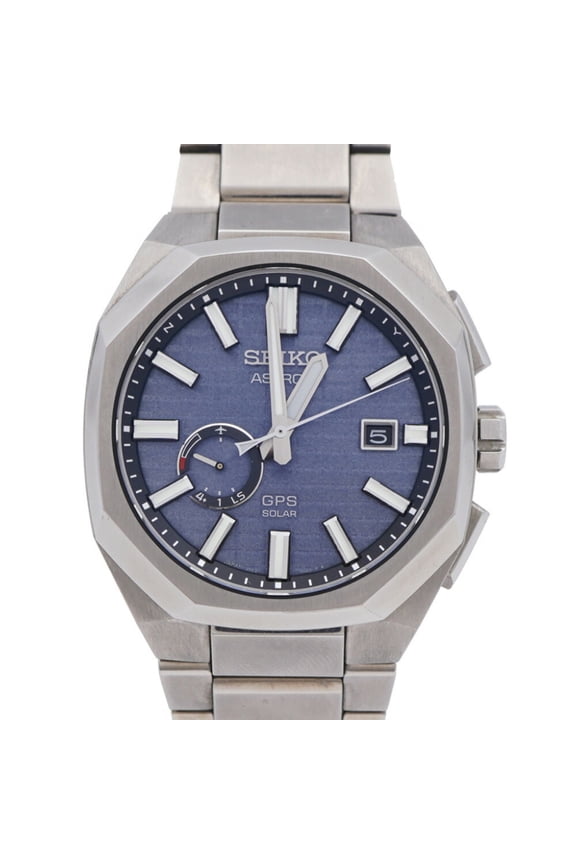 Pre-Owned Seiko Astron Nexter SBXD013 / 3X62-0AA0 Radio-Controlled Solar GPS Watch, Titanium,...
