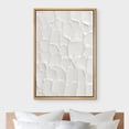 thumbnail image 3 of PixonSign Framed Wall Art Geometric White Minimal Paint Stroke Pattern Abstract Shape Paintings Minimalism Modern Art Decor Contemporary Canvas Prints Fine Art for Rooms - 16"x24" Natural, 3 of 5