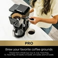 thumbnail image 3 of Ninja CFP301 DualBrew Pro Specialty 12-Cup Drip Maker with Glass Carafe, Single-Serve Grounds, compatible with K-Cup pods, with 4 Brew Styles, Frother & Separate Hot Water System, Black, 3 of 11