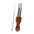 thumbnail image 4 of Abbracc Embroidery Punch Needle Wood Handle Needlework for Rug Making Floss Crafting Type C, 4 of 9