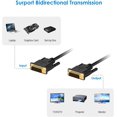thumbnail image 1 of Rankie DVI to DVI Cable, 6 Feet, Black, 1 of 5
