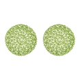 thumbnail image 1 of Moyic 6pcs / set Tapete de comedor de papel simple y de moda - Verde ecológico y bajo en carbono de 38 cm 38cm verde 2Conjunto, 1 of 6