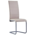 thumbnail image 3 of vidaXL Dining Chair Upholstered Cantilever Dining Side Chair Faux Leather, 3 of 52