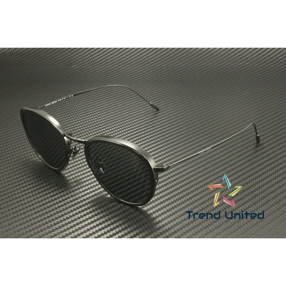 GIORGIO ARMANI AR6068 300187 Round Black Grey 50 mm Men's Sunglasses