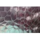 thumbnail image 2 of Cortina de ducha transparente forrada, diseño de cubo de agua 3D, plástico Eva resistente, sin moho, sin olor, sin químicos, respetuoso con el medio ambiente Feliz Sencillez, 2 of 3