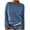 Blue, variant on Oversized Sweaters for Women Lightweight Relaxed Fit Casual Basic Solid Color Long Sleeve Crew Neck Comfy Soft Pullover Tops Stretch Fall Outfits