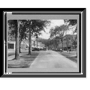Historic Framed Print, [Downtown Hanover, New Hampshire], 17-7/8" x 21-7/8"