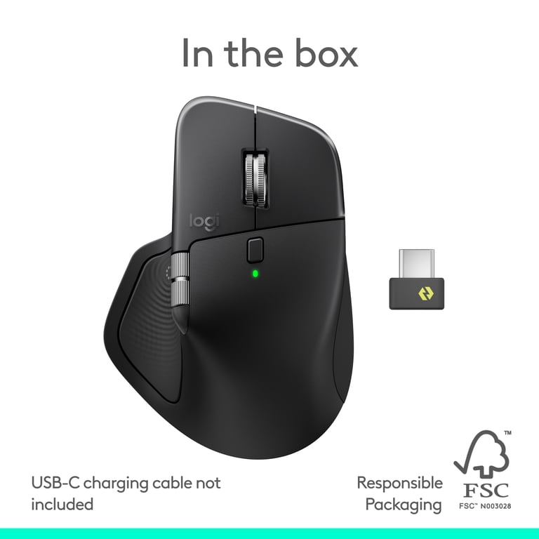 Logitech MX Master 4, Ergonomic Wireless Mouse with Advanced