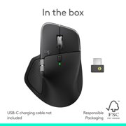 Logitech MX Master 4, Ergonomic Wireless Mouse with Advanced Performance Haptic Feedback, Ultra-Fast Scrolling, Black
