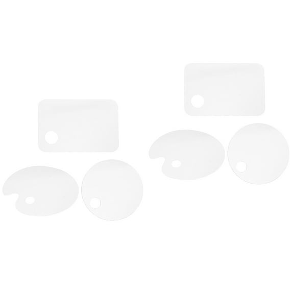 MLINS 6 pcs Paint Pallet Acrylic Painting Paint Tray Painting Pallet Tray Water Color Mixer Plate