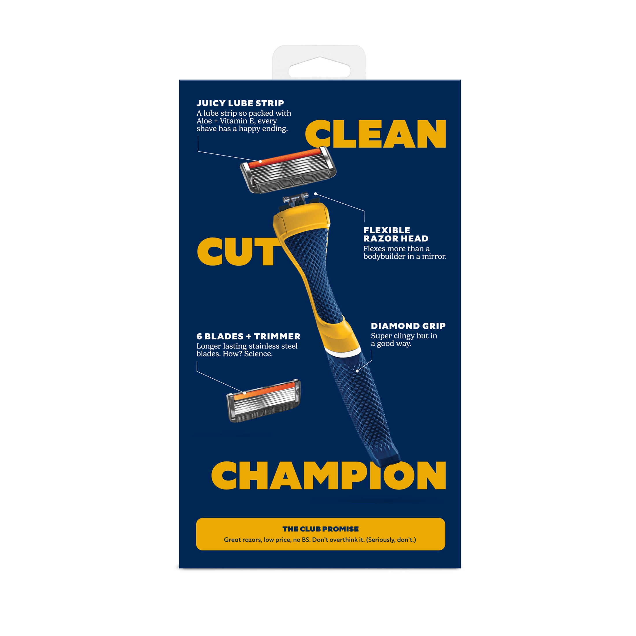 Dollar Shave Club West Virginia 6-Blade Razor Starter Set