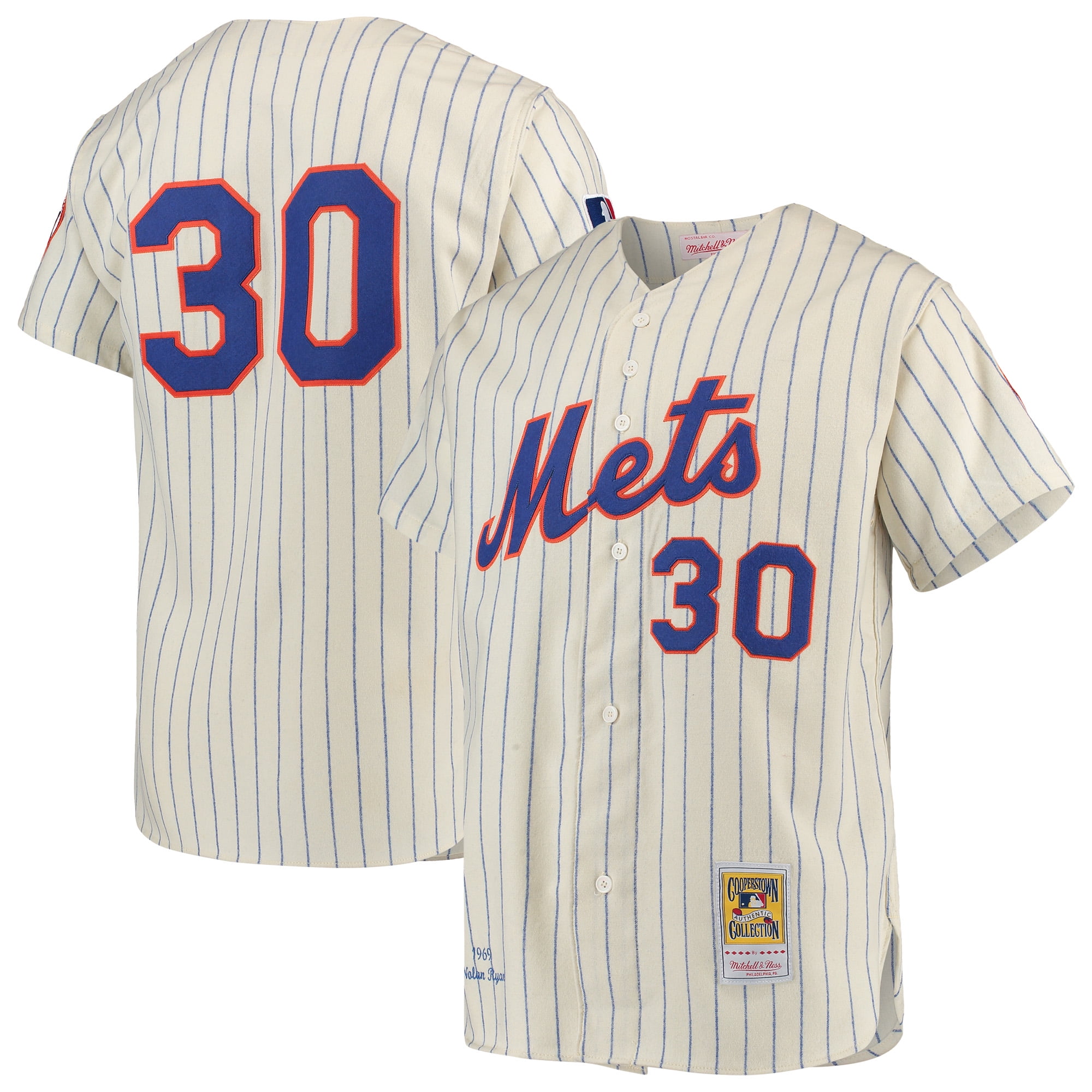 mitchell and ness mets jersey