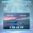 thumbnail image 5 of Fsjun 16" Blue Laptop, Color Backlit Keyboard, Fingerprint, (Win 11 Pro + Office 2019), Celeron N5095, 12GB DDR4 RAM, 1TB SSD, 2K FHD IPS Display – Lightweight Laptop for Study & Work, 5 of 10