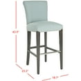 thumbnail image 4 of Safavieh Seth 29.3 in. Fabric Bar Stool, 4 of 7