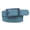 Grey, variant on Unisex Casual Fashion Classic Adjustable Silicone Rubber Belt Square Plastic Buckle Belts for Jeans Pants Shorts Coffee One Size