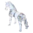 thumbnail image 5 of Crystal Zodiac Horse Figurine, Decorative Animal Ornament for Home and Office, Cartoon Style Miniature Sculpture Symbolizing Prosperity and Luck for, 5 of 5