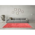 thumbnail image 3 of Ahgly Company Indoor Rectangle Abstract Red Modern Area Rugs, 2' x 4', 3 of 4