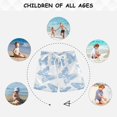 thumbnail image 6 of FORMRS Boys Swim Trunks Quick Dry Mesh Liner Boardshorts Sizes XS-XL, Blue Butterfly, 6 of 7