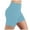 Blue, variant on Tqcoqu Womens Biker Shorts with Pockets,High Waisted Tummy Control Soft Athletic Workout Gym Yoga Shorts,Blue Women's S-XXL
