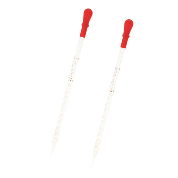 2 PIEZAS 1 ml de pipeta de y de goma dispensador de goteros de laboratorio de química Cola Gotero de laboratorio