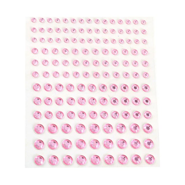 Minnieouse Pegatinas de diamantes de imitación para cara de ojos, cristal autoadhesivo, sin pegamento, accesorio de maquillaje para la frente, Type3 NO3
