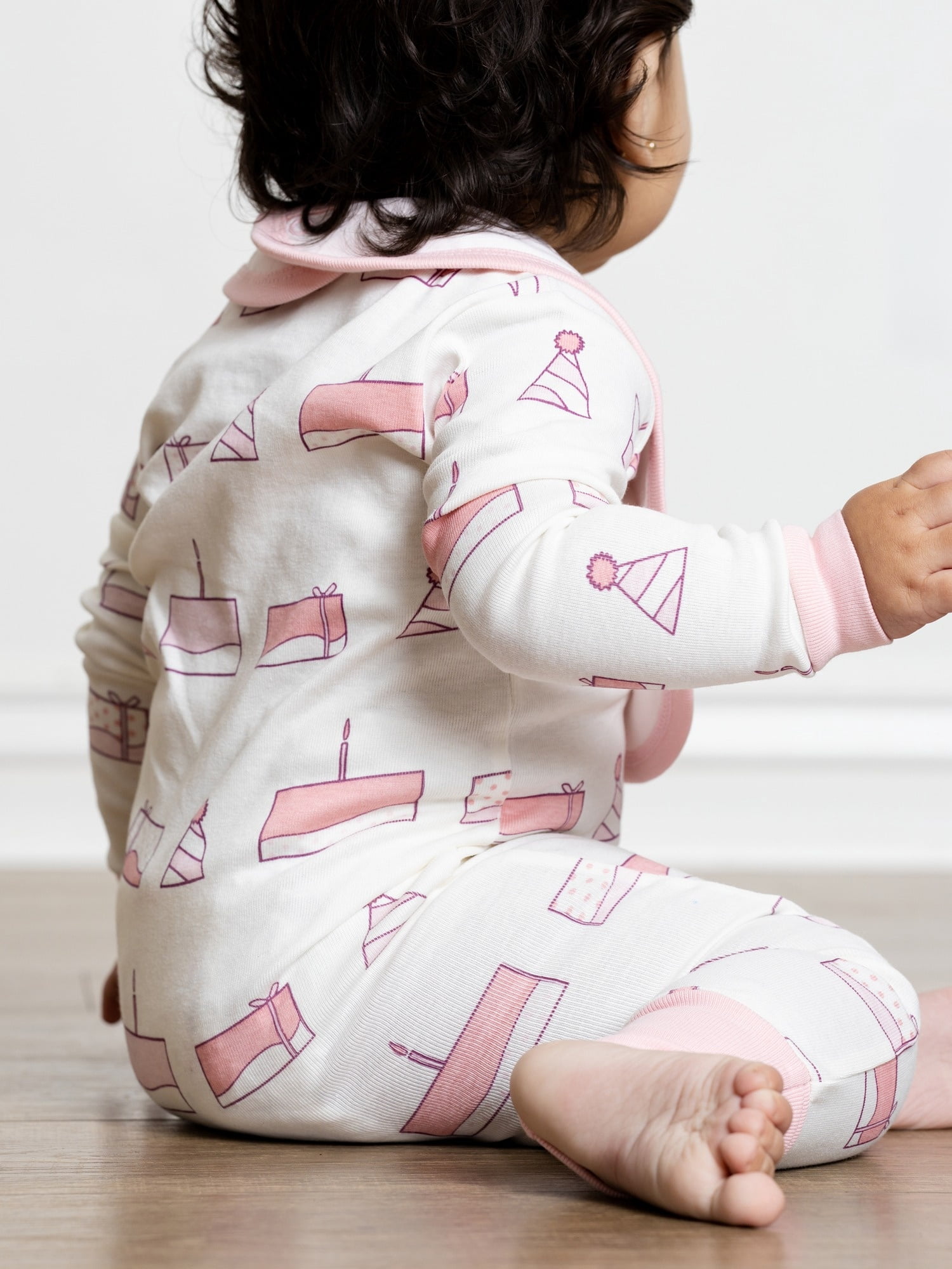 Monica + Andy Organic Cotton One Piece Coverall and Bib Set, Sizes Newborn - 18-24 Months