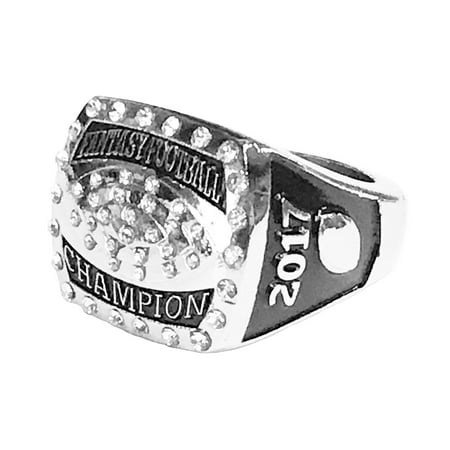 2017 Fantasy Football Championship Ring Trophy League Champ Champion (Size (Best Way To Set Up Fantasy Football League)