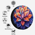 thumbnail image 4 of Abstract Painting Of Colorful Flower Polyester Universal Spare Wheel Tire Cover Wheel Covers for Trailer RV SUV Truck Camper, 4 of 5