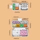 thumbnail image 5 of Dispensador de medicamentos rectangular de plástico | Cortador de pastillas ajustable | Organizador portátil de tabletas de plástico blanco | Dosificación precisa para viajes, oficina y uso doméstico, 5 of 5