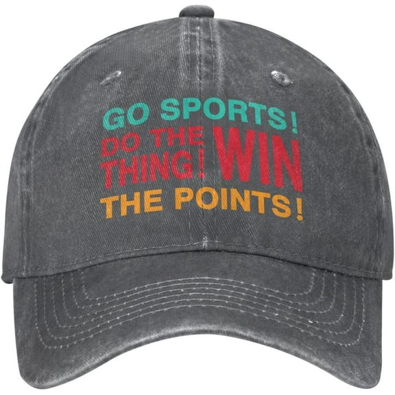Go Sports Baseball Cap Go Sports Do The Thing Win The Points Baseball Cap for Women's Hat