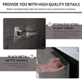 thumbnail image 6 of Miniyam 22" Bathroom Vanity Sink Combo for Small Space, Wall Mounted Cabinet Set, Gray, 6 of 8
