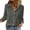 Gray, variant on NTACZA Business Casual Womens Spring Tops Work Dress Shirt Office Long Sleeve Button Down Women Shirts L