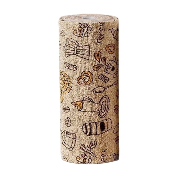Reusable Kitchen Cleaning Cloth, Tear-off Oil-Absorbing Paper Towel Roll for Dry and Wet Use, Heavy Duty Dish Rags for Stove Countertop and Surfaces