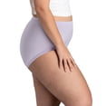 thumbnail image 5 of Fit for Me by Fruit of the Loom Women's Plus Size Breathable Micro-Mesh Brief Underwear, Multipacks, Sizes 1X-5X, 5 of 7