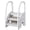Gray, variant on TROPOW Toddler Step Stool, Kids Step Stool with Handles Sides, Plastic 3 Step Stool for Bathroom Sink,Kitchen Counter,Toilet Potty Training, Stepping Standing Stool Helper Lightweight Non-Slip