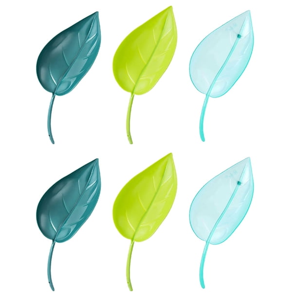 Ounissouiy Embudo de riego de hojas de maceta 6X, dispositivos de goteo en maceta para exteriores, de agua para interiores, jardinería Jardín y Patio color mezclado