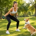 thumbnail image 6 of Tire-Shaped Squeaky Dog Chew Toy, Durable Rubber Soccer Ball Wheel for Medium & Large Breeds, 6 of 8