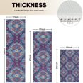 thumbnail image 4 of Blue Ethnic Paisley Pattern Kitchen Rugs Sets Of 3,Kitchen Runner Rugs Non Skid Washable,Decorative Kitchen Floor Mats for Kitchen,Sink,Laundry,17"x30"+ 17"x47" + 17"x59", 4 of 6